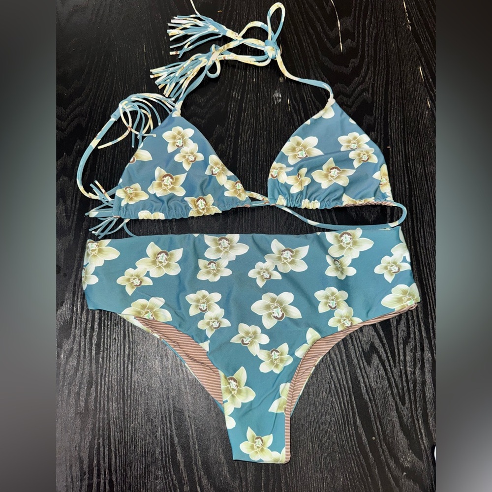 Acacia Swimwear Bikini in Orchid Duke bottom Humuhumu Top
